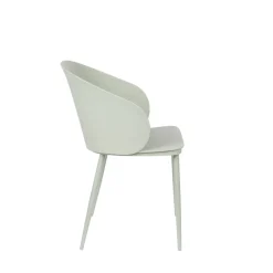 No name GIGI Lot de 2 chaises en résine et métal