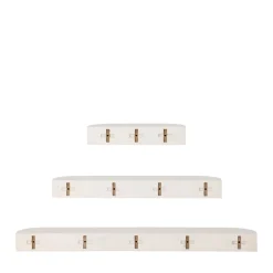 Venture Home GLOW Lot de 3 étagères aux bords arrondis en bois