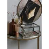 Woood GODDESS Console en métal et verre