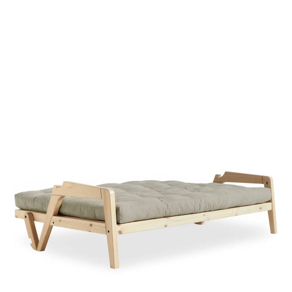 Karup Design GRAB Canapé convertible en bois naturel et tissu
