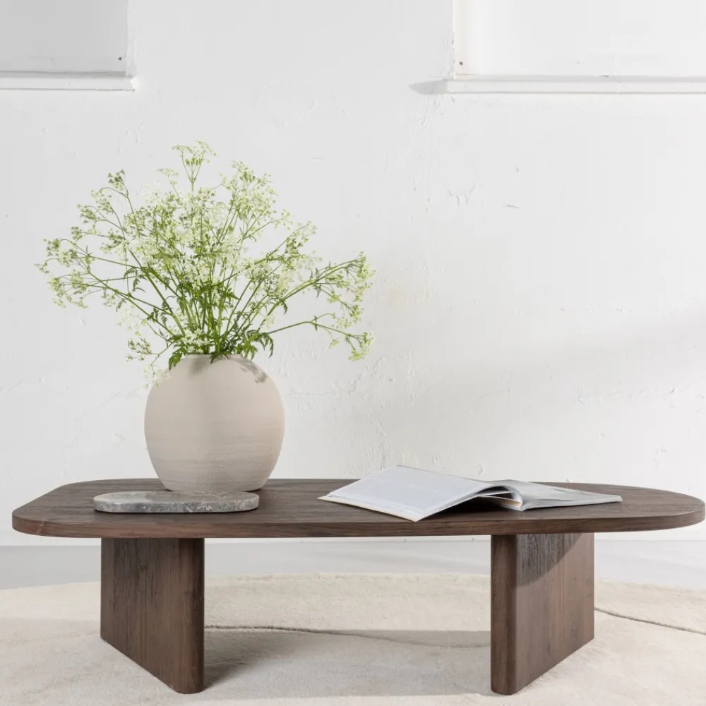 Venture Home GRONVIK Table basse organique en bois 130x65cm
