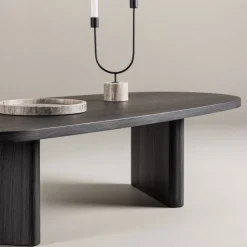 Venture Home GRONVIK Table basse organique en bois 130x65cm