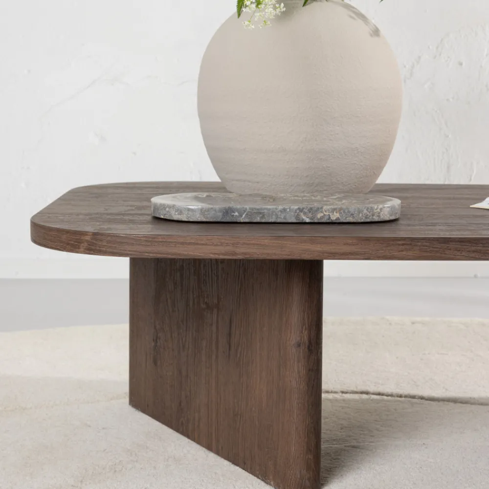Venture Home GRONVIK Table basse organique en bois 130x65cm