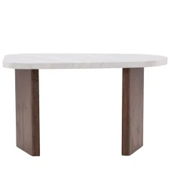Venture Home GRONVIK Table basse organique effet marbre 70x45cm
