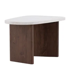 Venture Home GRONVIK Table basse organique effet marbre 70x45cm