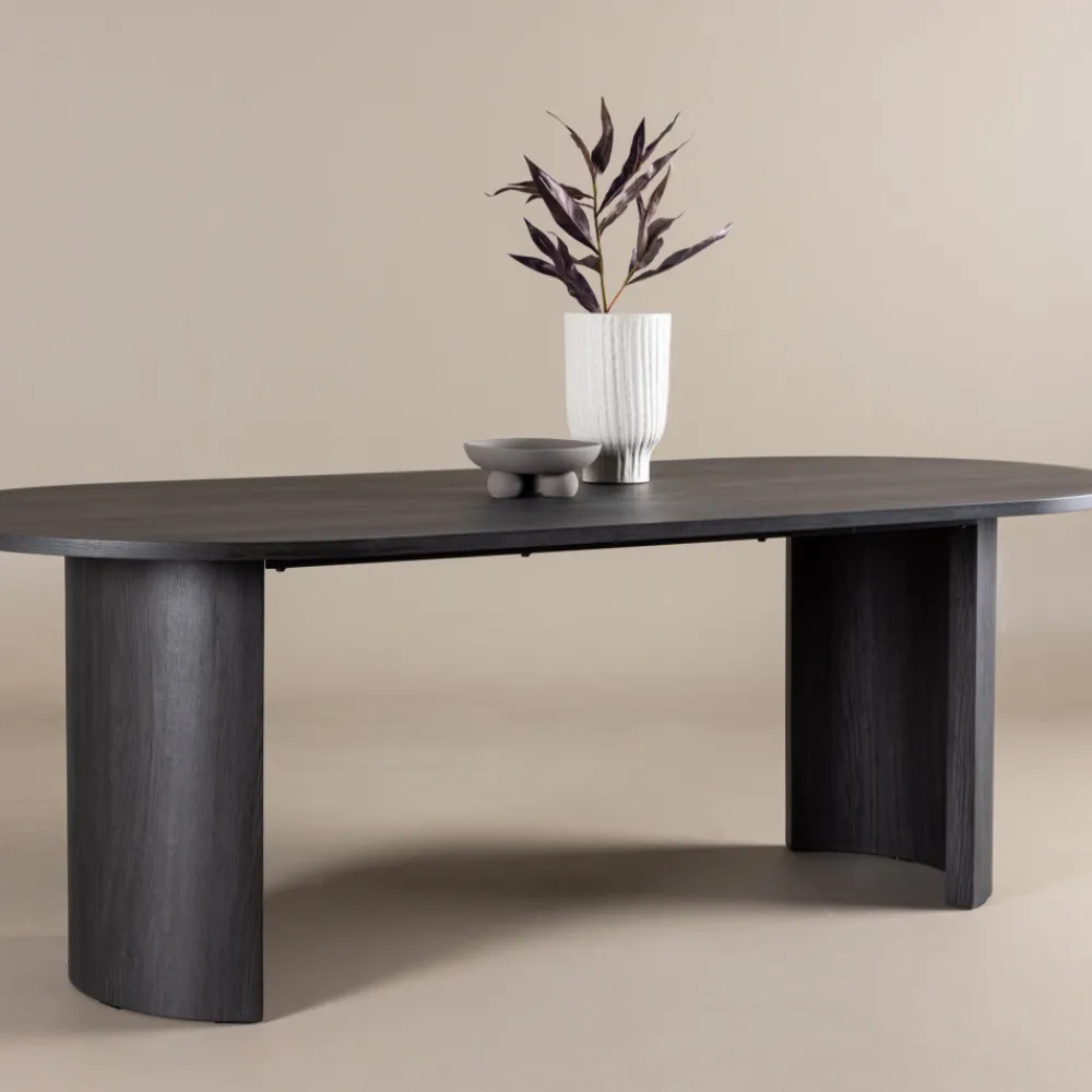 Vind GRUNDSUND Table à manger 10 personnes ovale en bois