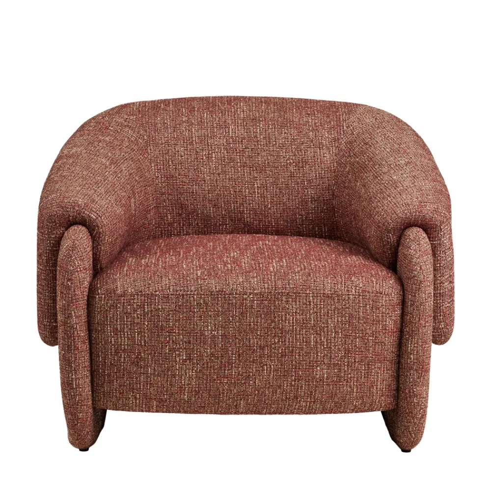 House Nordic HAMILTONY Fauteuil lounge en tissu chiné