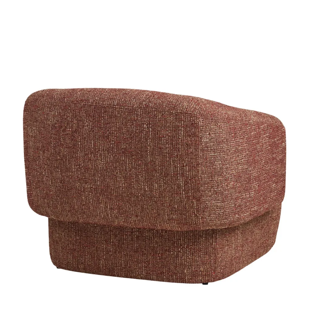 House Nordic HAMILTONY Fauteuil lounge en tissu chiné