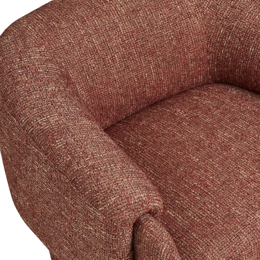 House Nordic HAMILTONY Fauteuil lounge en tissu chiné