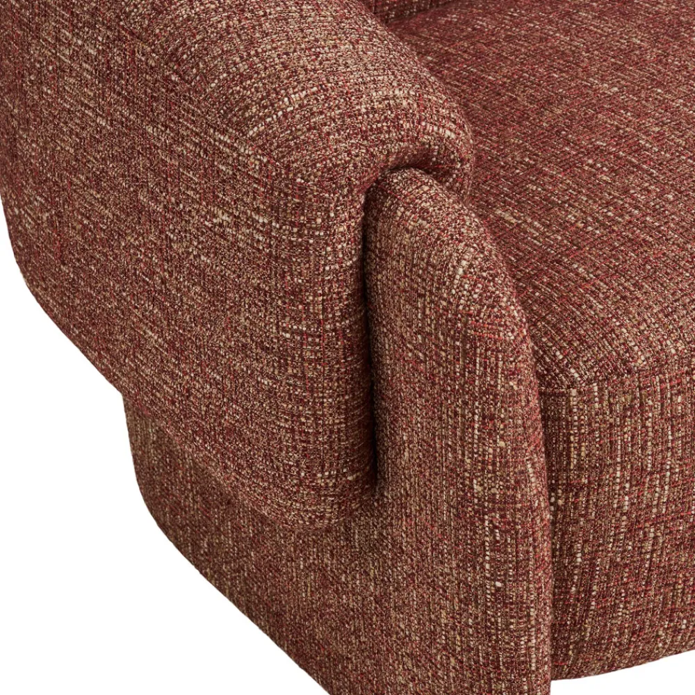 House Nordic HAMILTONY Fauteuil lounge en tissu chiné