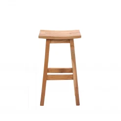 Drawer HANOTILO Tabouret de bar en acacia H66cm