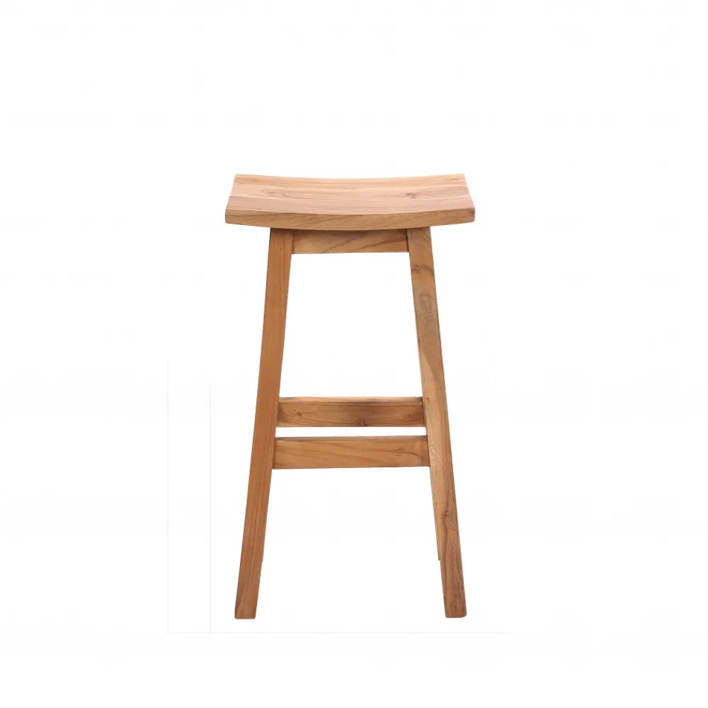 Drawer HANOTILO Tabouret de bar en acacia H66cm