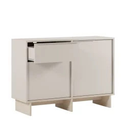 Drawer HARRIET Buffet 2 portes 1 tiroir en bois et métal L120cm