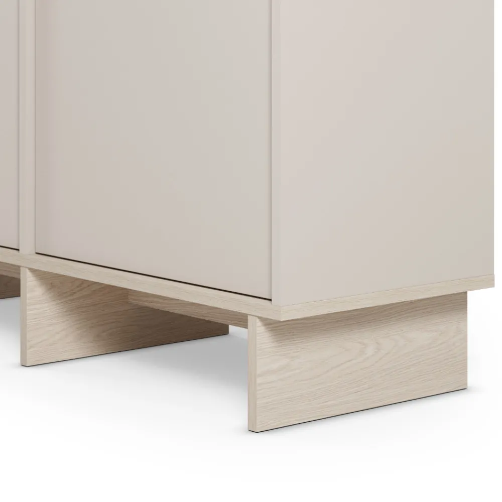 Drawer HARRIET Buffet 2 portes 1 tiroir en bois et métal L120cm