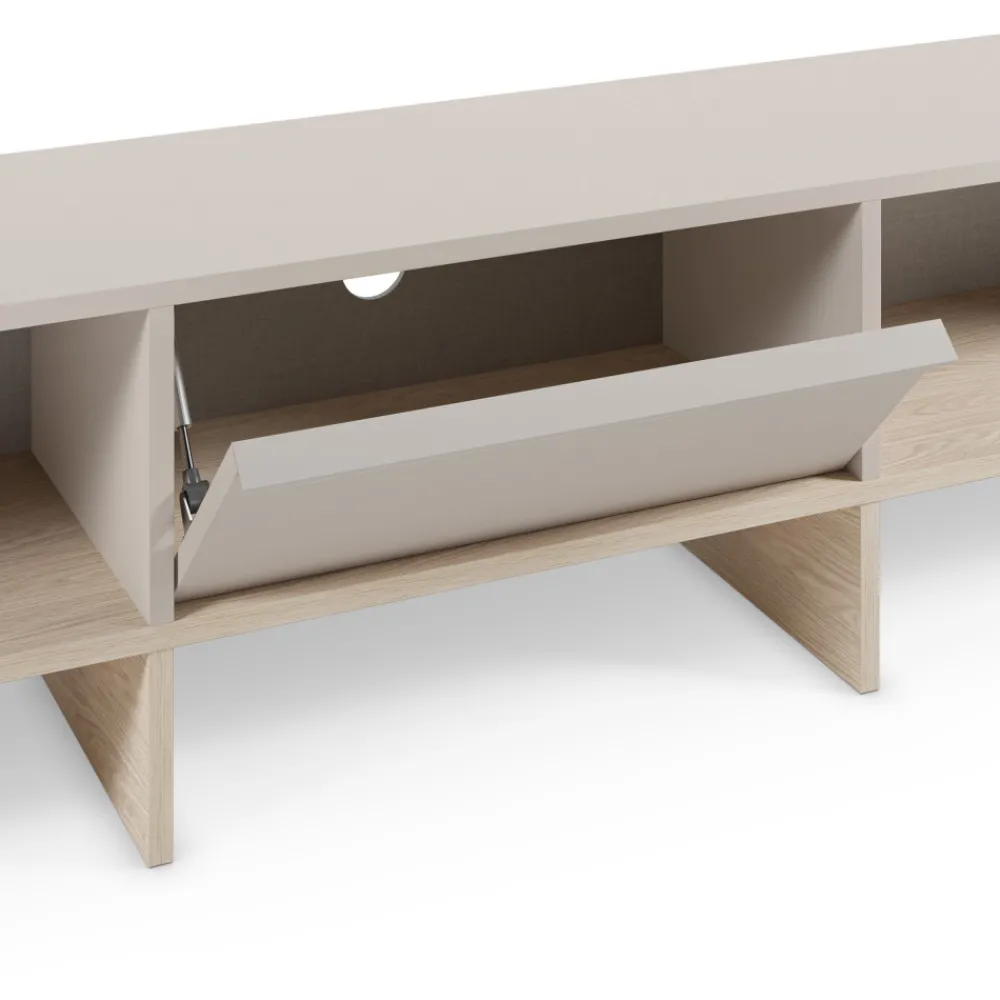 Drawer HARRIET Meuble TV 1 porte en bois et métal L170cm
