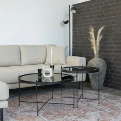 House Nordic HAVANA IV Tapis rond en chenille