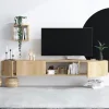 Drawer HEAVY Meuble TV suspendu 3 portes en bois L180cm
