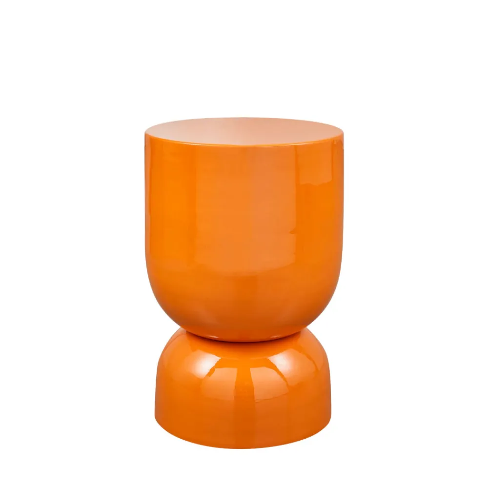 Woood HEKLA Table d'appoint ronde en métal ø32 cm