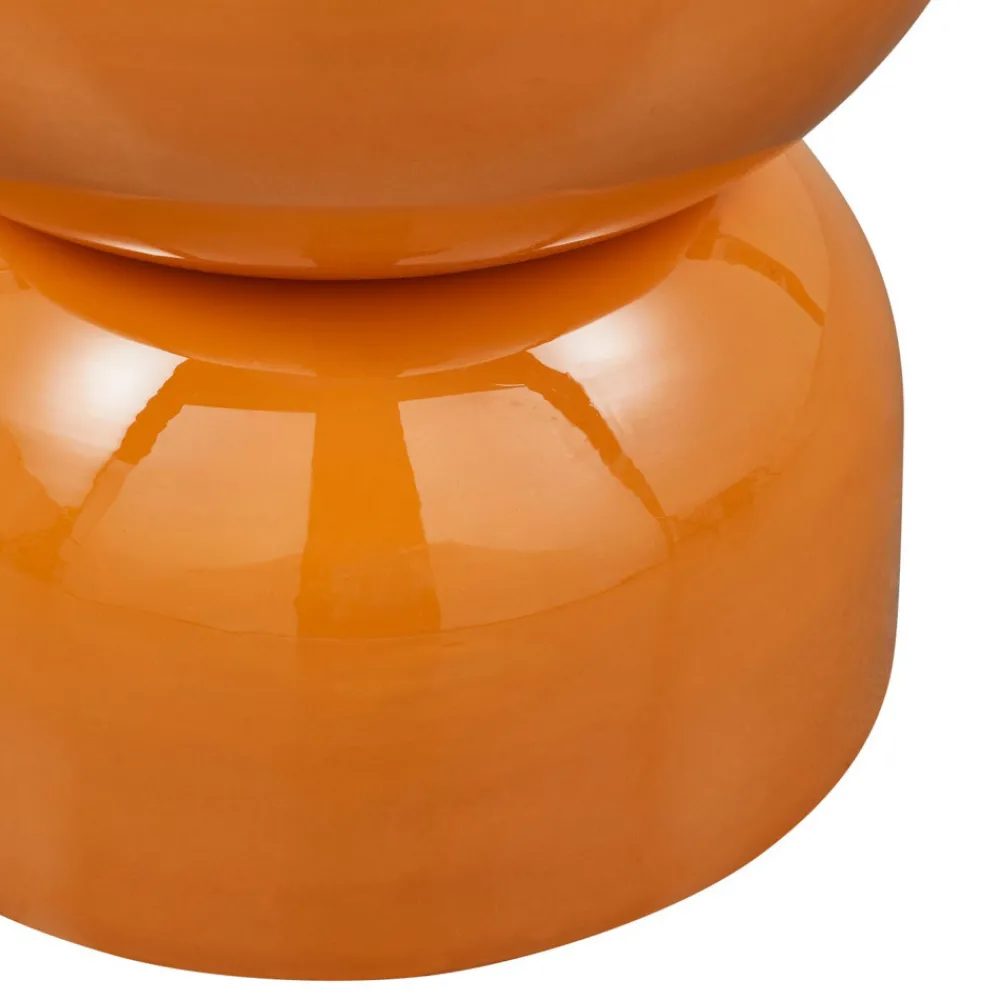Woood HEKLA Table d'appoint ronde en métal ø32 cm