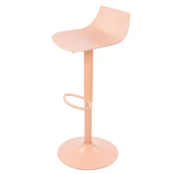 Drawer HERIBO Lot de 2 chaises de bar réglables en plastique et métal H58-79cm
