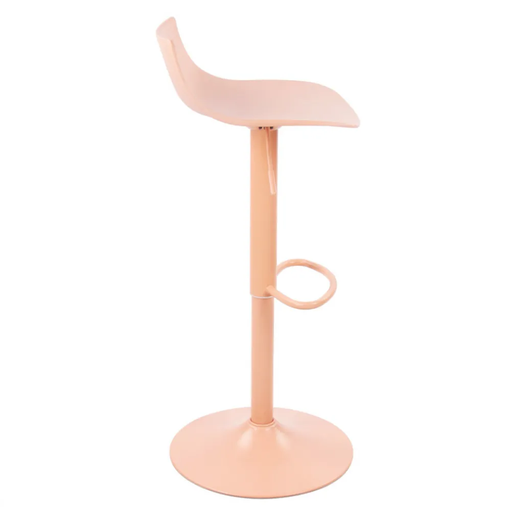 Drawer HERIBO Lot de 2 chaises de bar réglables en plastique et métal H58-79cm