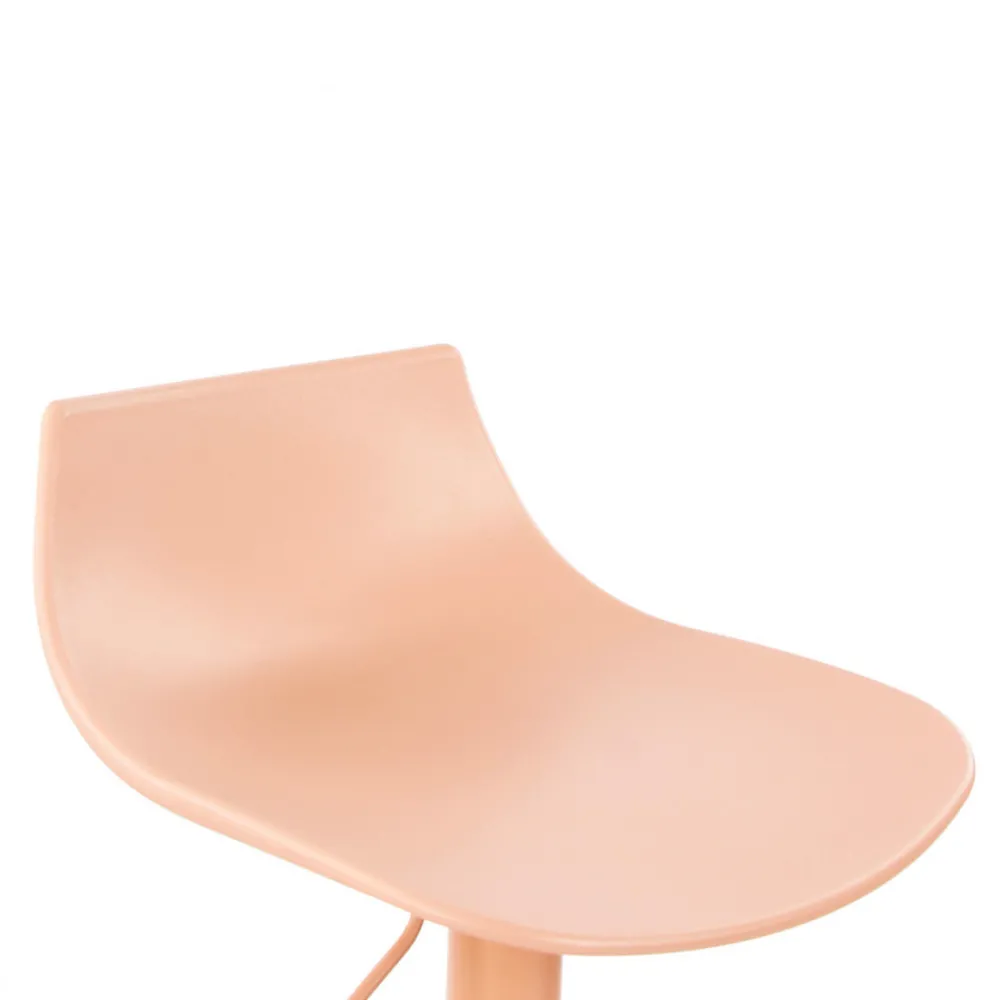 Drawer HERIBO Lot de 2 chaises de bar réglables en plastique et métal H58-79cm