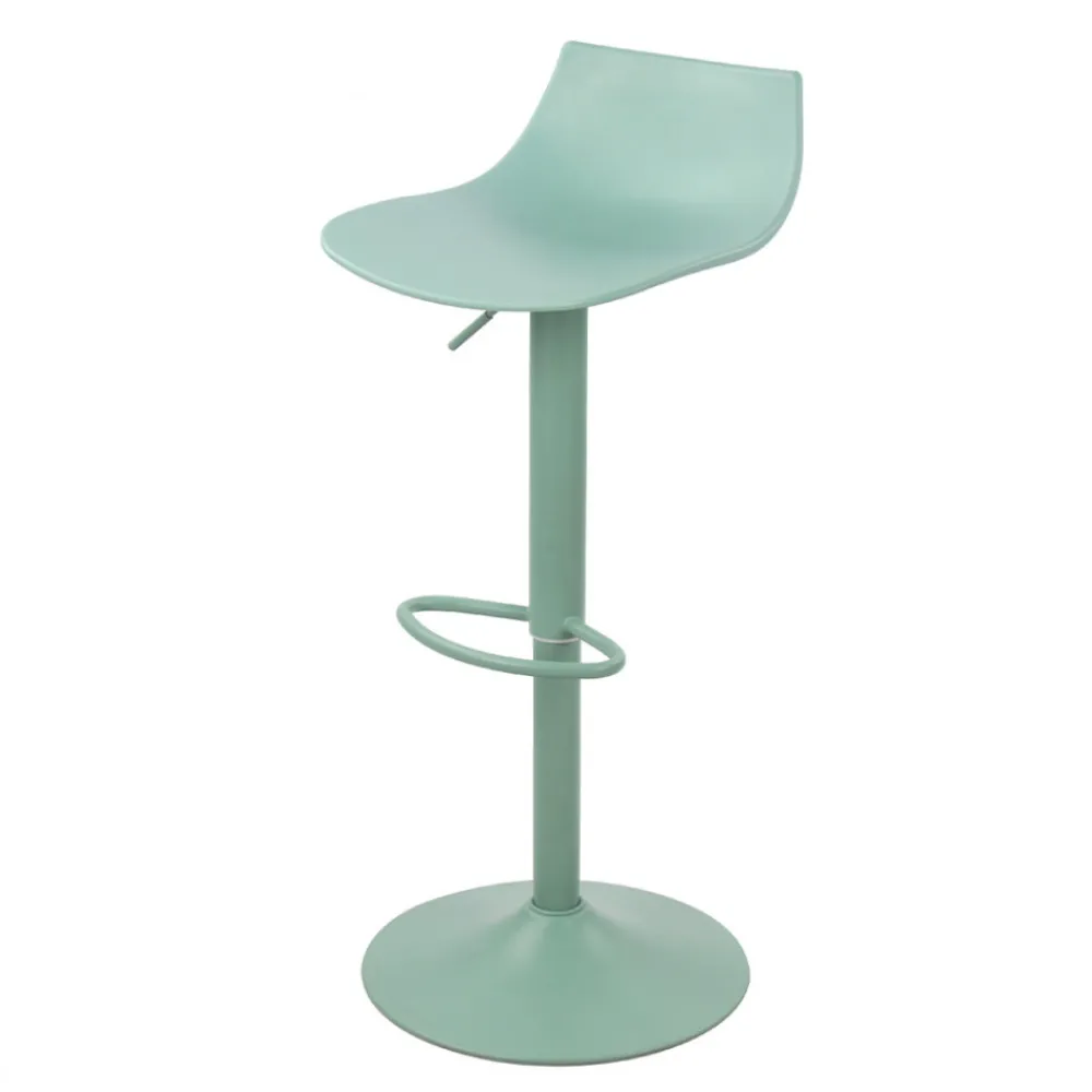 Drawer HERIBO Lot de 2 chaises de bar réglables en plastique et métal H58-79cm