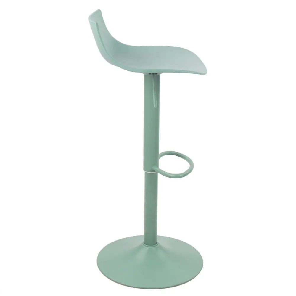 Drawer HERIBO Lot de 2 chaises de bar réglables en plastique et métal H58-79cm