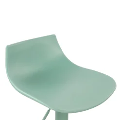 Drawer HERIBO Lot de 2 chaises de bar réglables en plastique et métal H58-79cm