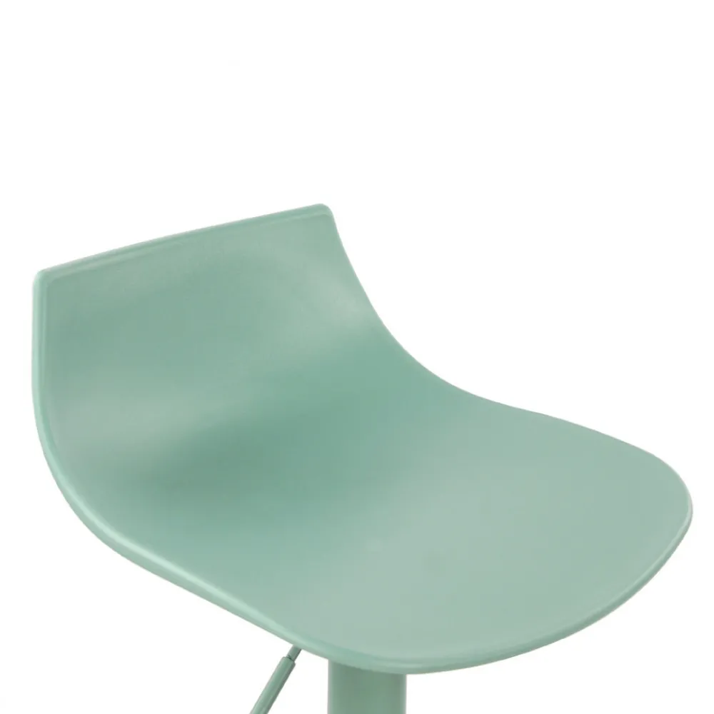 Drawer HERIBO Lot de 2 chaises de bar réglables en plastique et métal H58-79cm