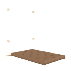Karup Design HOOKED Canapé convertible 2,5 places en tissu et bois avec accroches murales