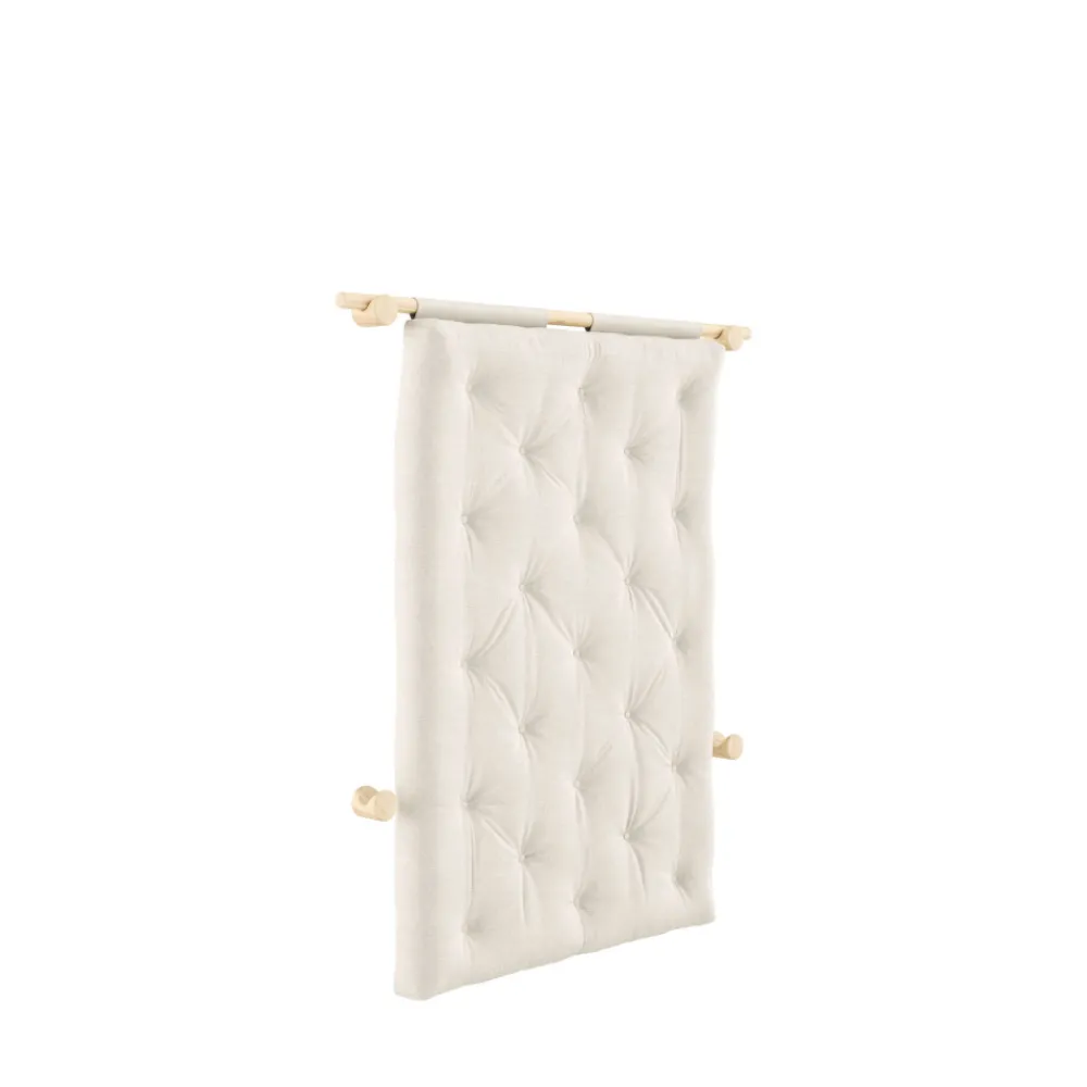 Karup Design HOOKED Canapé convertible 2,5 places en lin et bois avec accroches murales