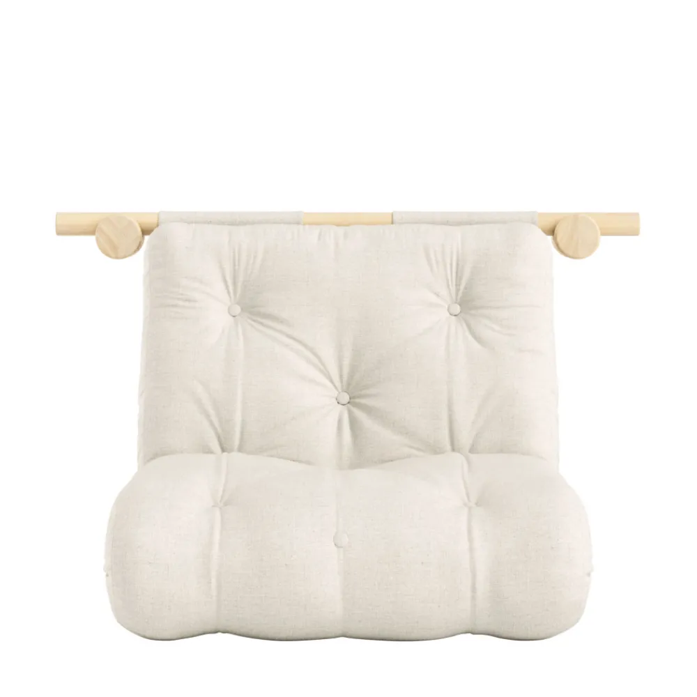 Karup Design HOOKED Fauteuil convertible en lin et bois avec accroches murales