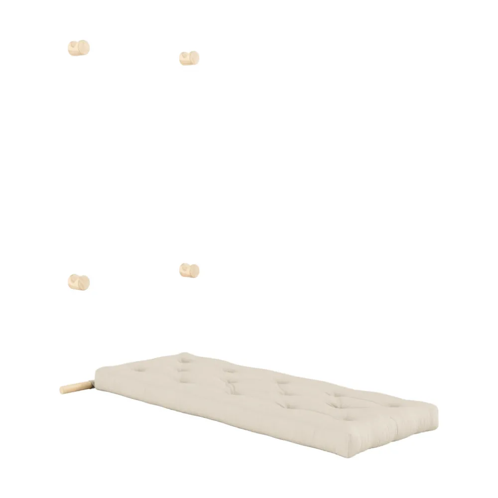 Karup Design HOOKED Fauteuil convertible en tissu et bois avec accroches murales
