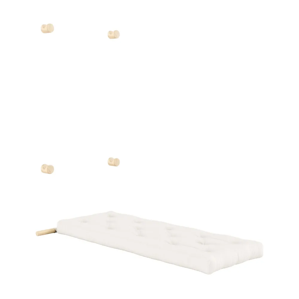 Karup Design HOOKED Fauteuil convertible en tissu et bois avec accroches murales