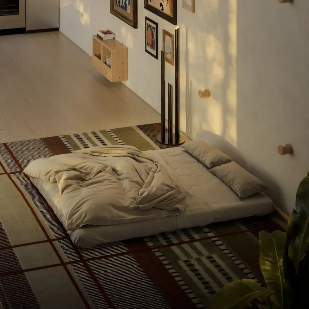 Karup Design HOOKED Fauteuil convertible en tissu et bois avec accroches murales