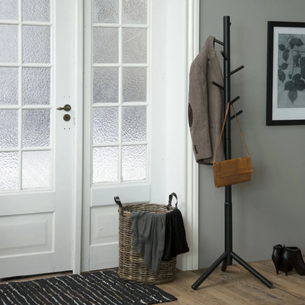 Drawer HOOKY Porte-manteaux en bois H176cm