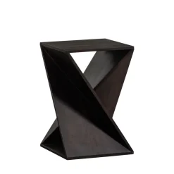 Woood IKEM Table d'appoint carrée en bois 41x41cm
