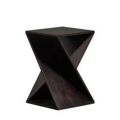 Woood IKEM Table d'appoint carrée en bois 41x41cm
