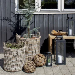 House Nordic INDO Lot de 2 paniers en rotin