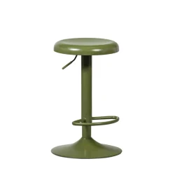 Woood ISAAC Tabouret de bar réglable en métal H61-81cm