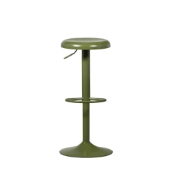 Woood ISAAC Tabouret de bar réglable en métal H61-81cm