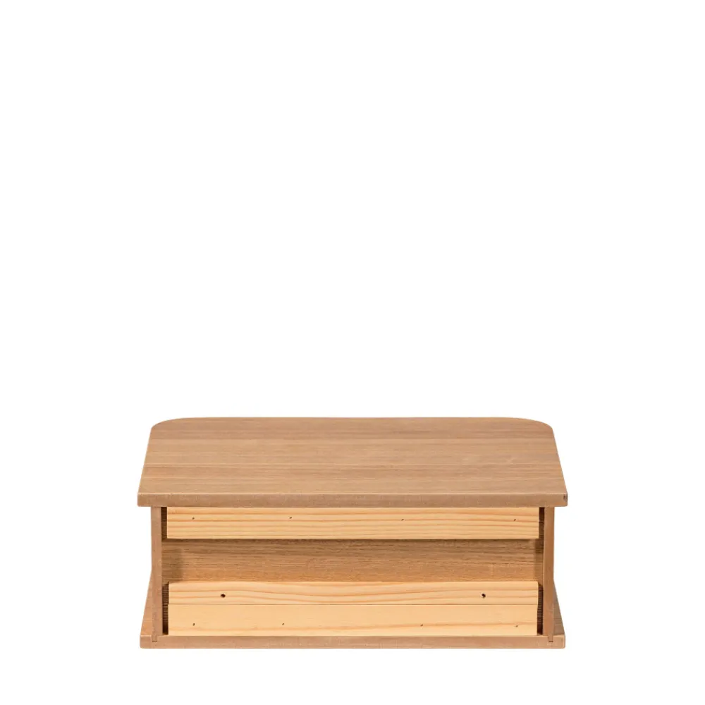 Woood JENA Table de chevet suspendue 1 porte coulissante en bois