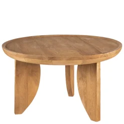 Drawer JEPARA Table basse ronde en bois massif ø84cm