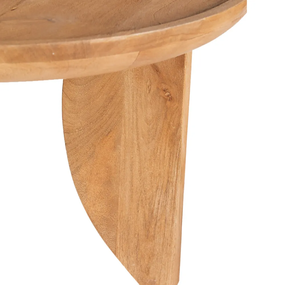 Drawer JEPARA Table basse ronde en bois massif ø84cm