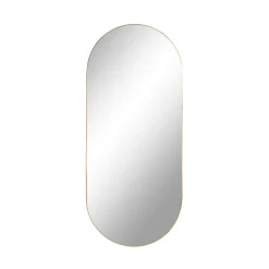House Nordic JERSEY Miroir ovale en métal 35x80cm