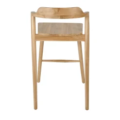 Drawer JOKO Lot de 2 chaises de bar en teck H65cm