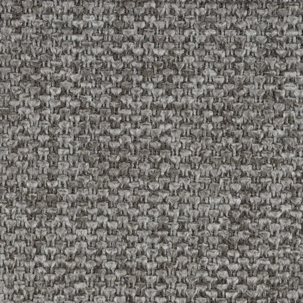 No name JOLIEN Lot de 2 chaises en tissu et métal pieds noirs