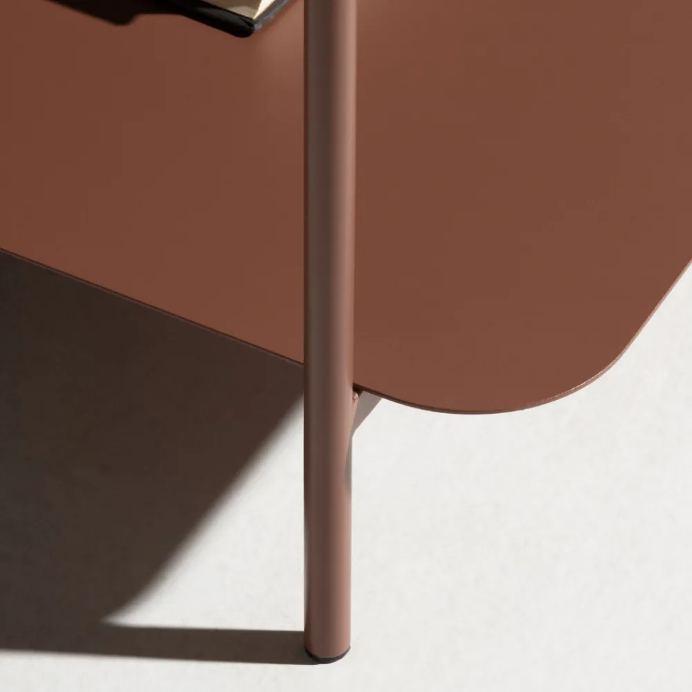 Drawer JUDITH Table basse en métal à double plateau