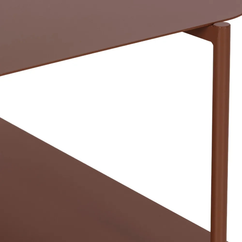 Drawer JUDITH Table basse en métal à double plateau
